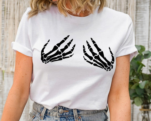 Skeleton Hands-to-chest